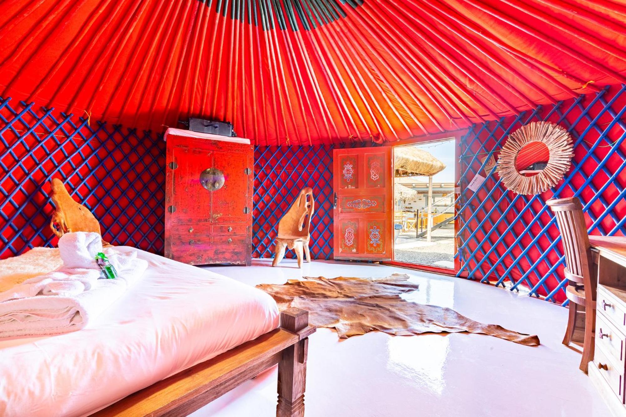 Eco Village Finca De Arrieta - Yurts And Stone Cottages - Shared Pool - Walking Distance To Arrieta Beach Tabayesco Exterior photo